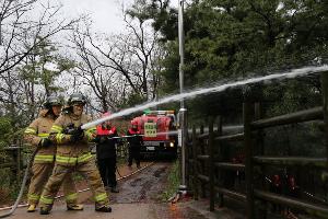 20190410 산불진압훈련 및 캠페인